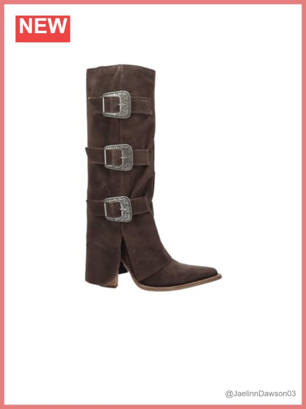 Suede Leather Casual Boots Over the Knee Mid Heel